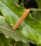 Adjustable Macrame bracelet - Yellow Gold Bracelet  - Image 4