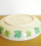 Pasta Bowl - Green Maple Leaves, Pattern - Image 2
