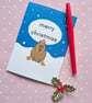 Capybara Christmas Card - Cute Christmas Card - Image 2