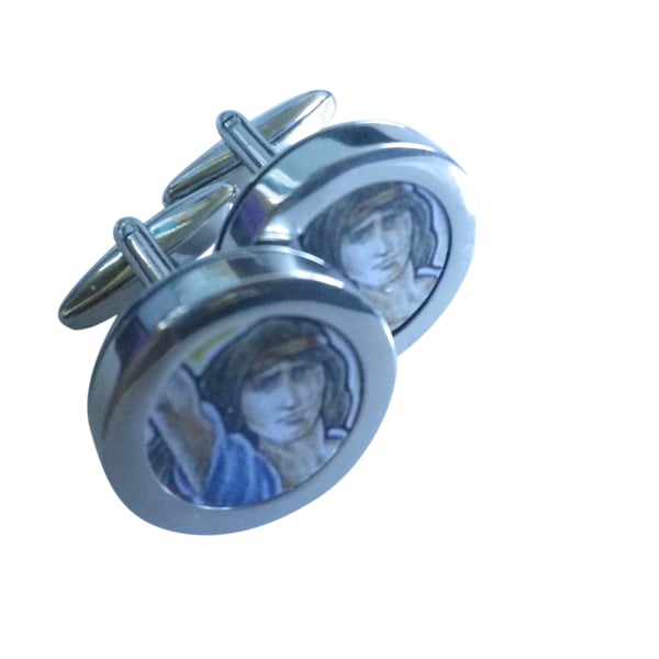 Reader of the Scrolls cuff links, creator of ideas and ideals, an important post