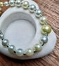 Faux Pearl Cream  Bracelet  - Image 5
