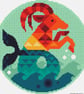 010A - Capricorn - Horoscope - Zodiac Series - Cross Stitch Pattern - Image 2