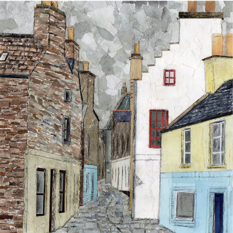 Stromness Collage Print