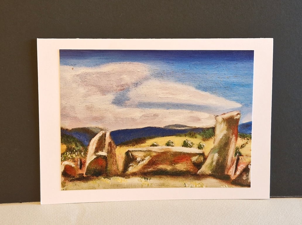 Greetings Card (Blank) A5 -  'The Last Clucker': Print from an Original Painting