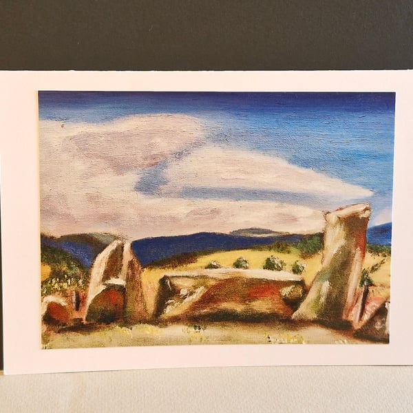 Greetings Card (Blank) A5 -  'The Last Clucker': Print from an Original Painting