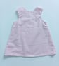 Dress, 12-18 months, A line dress, pinafore, summer dress, pink dress, spotty - Image 2