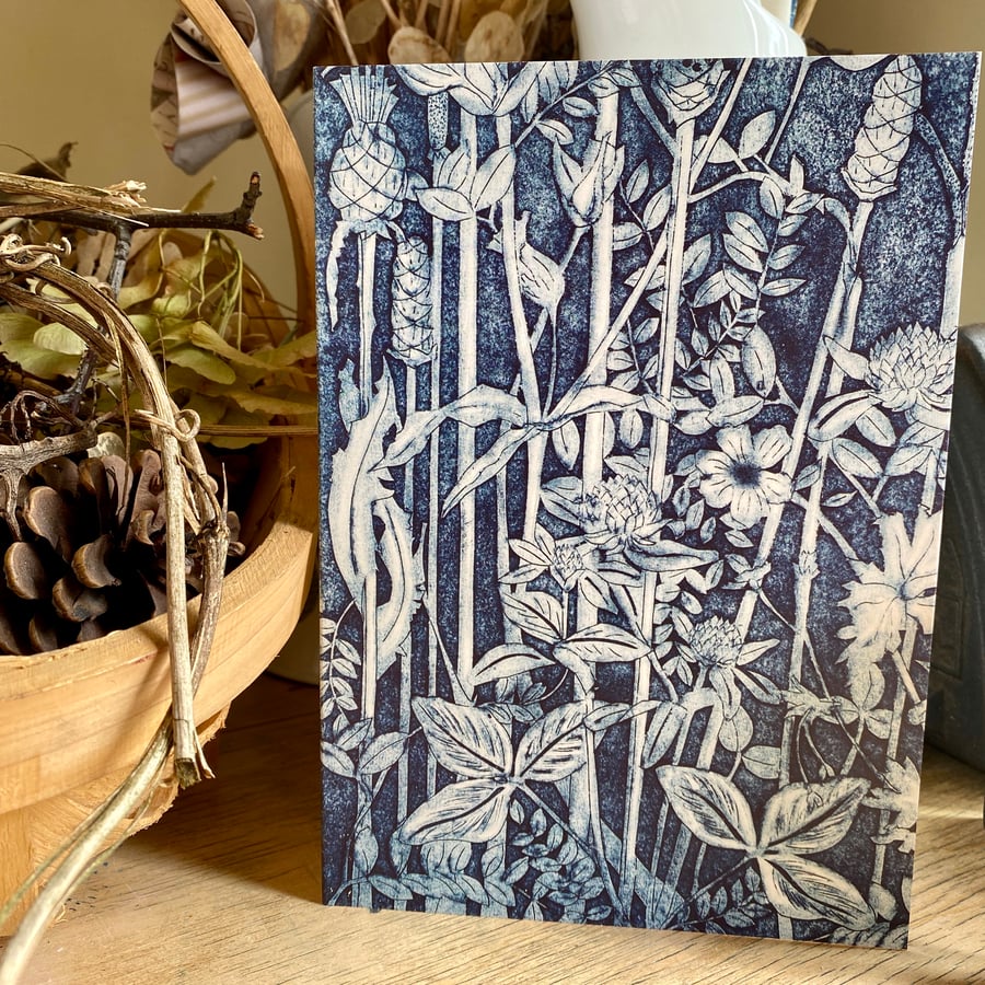 Greetings Card. Summer Meadow.