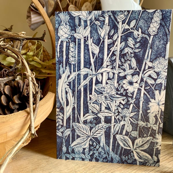 Greetings Card. Summer Meadow.