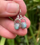 Silver and labradorite small dangle earrings  - Image 4