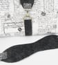 Reversible Black and White Hobo Bag - Image 9