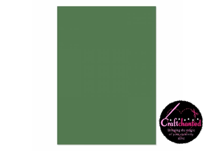 Hunkydory - Adorable Scorable - Moss Green - A4 - 350gsm - 10 Sheets