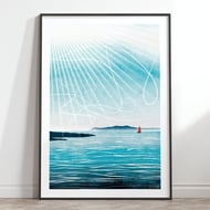 Meltemi Art Print