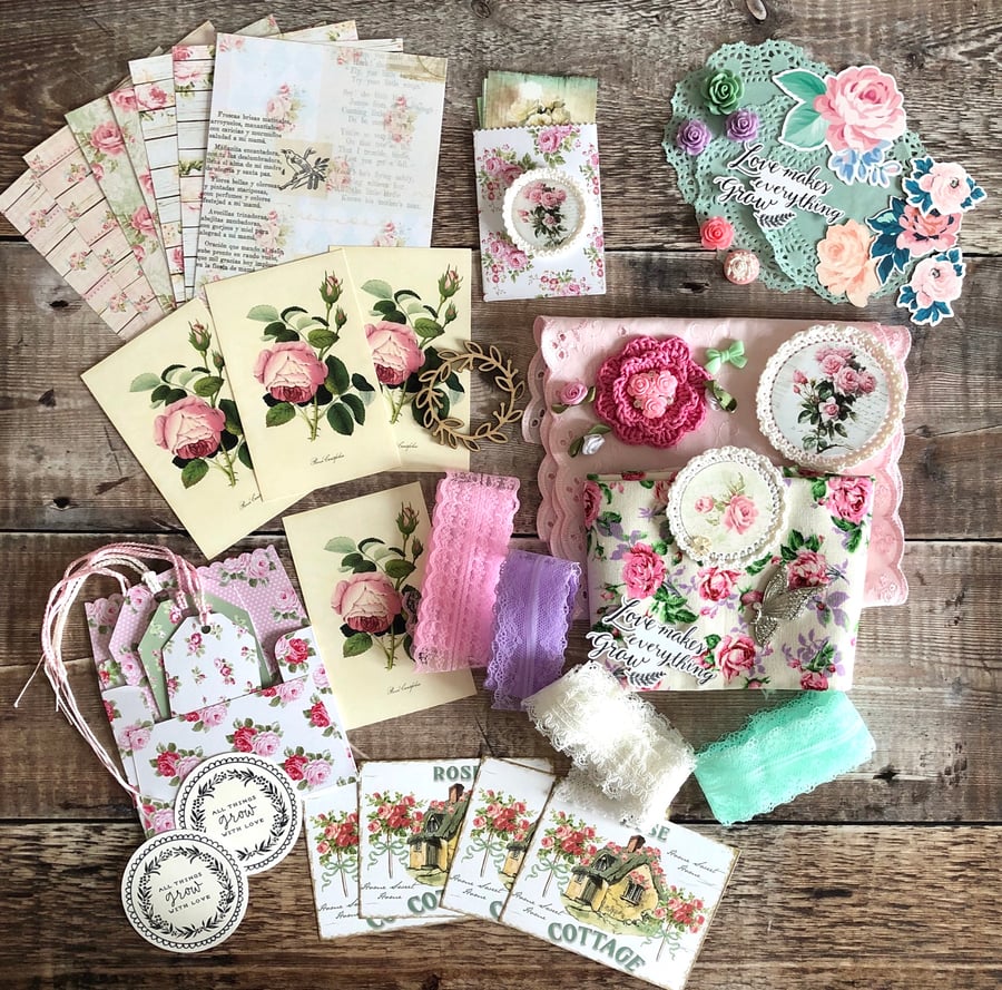 Bumper kit Special .. Roses in bloom inspiration kit