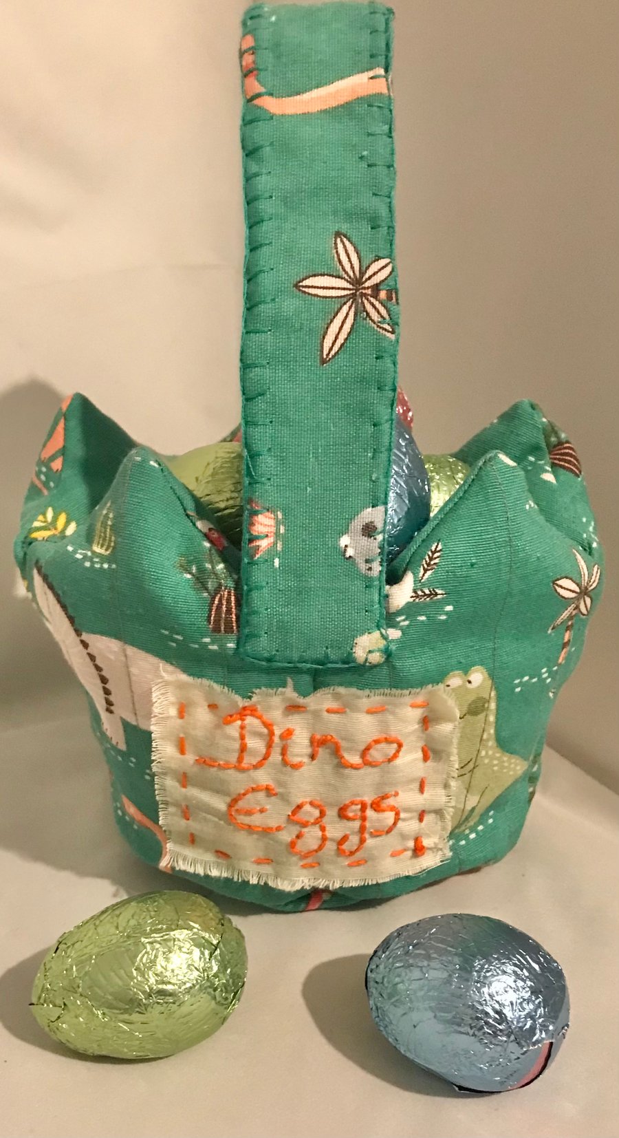 Fabric Dinosaur Basket