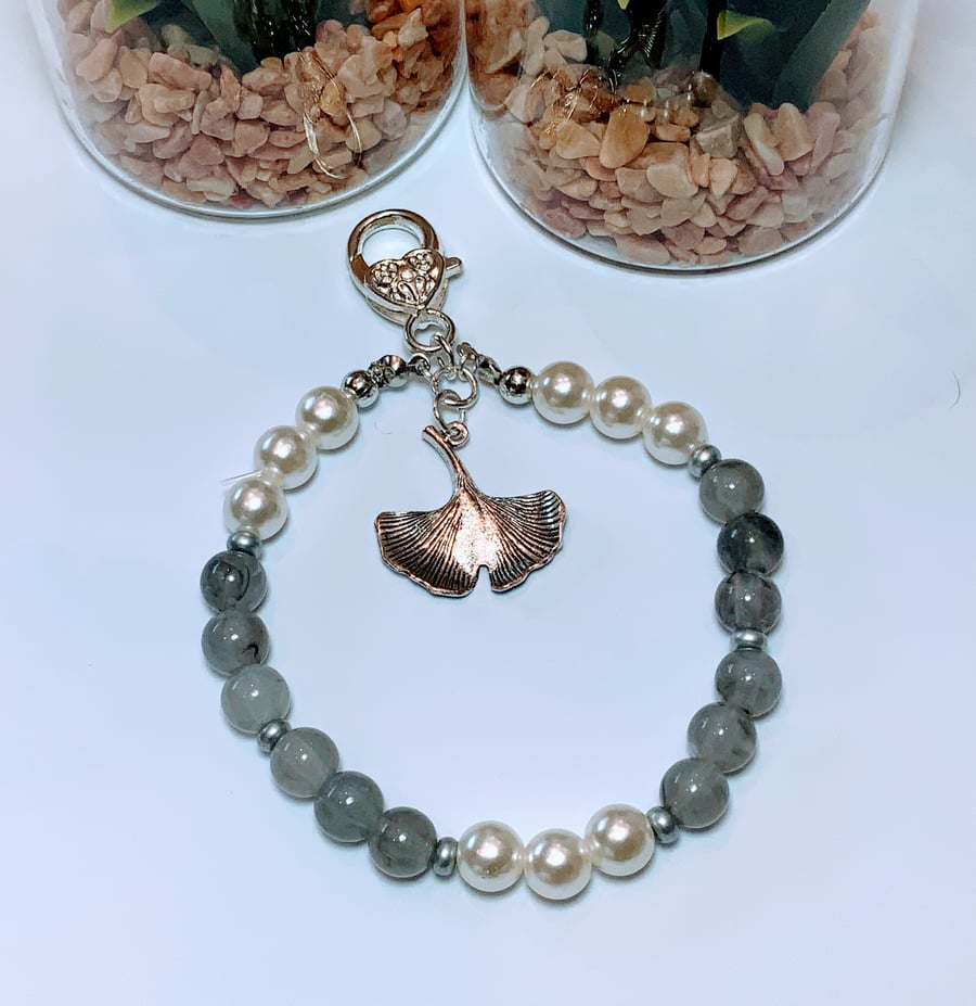 Beaded Bracelet Bag Charm