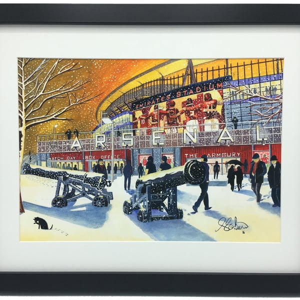 Arsenal. Framed & Unframed Art Print. Football Club FC, Stadium Gift