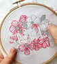 Embroidery Kit - Floral Embroidery Kit, Hand Embroidery "Smile" - Image 2