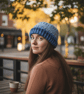 Crocheted Freestyle Flat Top Beanie Hat - Image 5