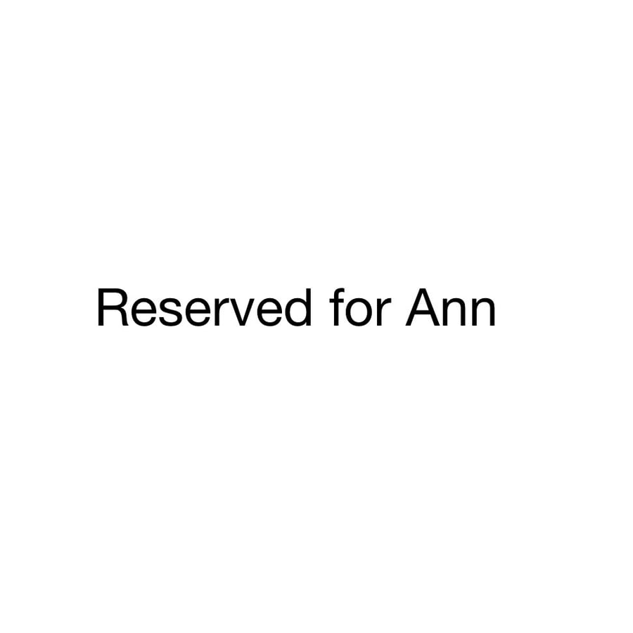 Thank you notes reserved for Ann