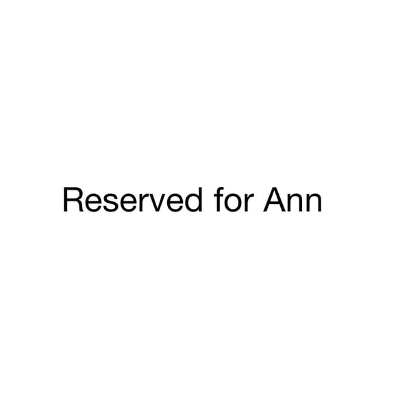Thank you notes reserved for Ann