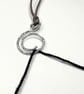 Portuguese Pin - Silver Orbit Aluminium Portuguese Knitting Pin (Hammered Finish - Image 2