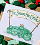 Funny Christmas card, Christmas sprouts are coming! Family Christmas card - Image 3