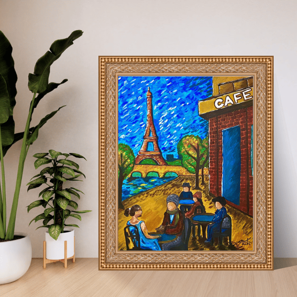 The Paris View by the Cafe