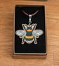Wooden Bee Necklace - Hand Painted & Folksy - Image 4