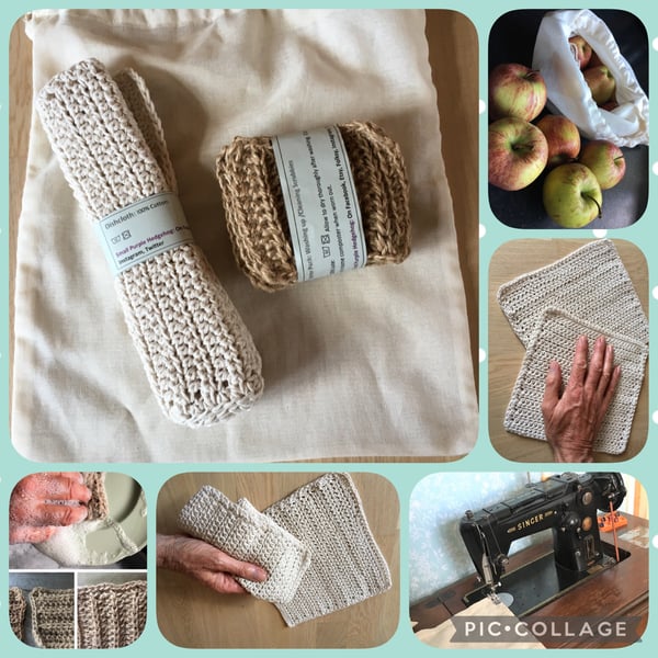  Plastic free kitchen starter kit  house warming gift  reusable  biodegradable