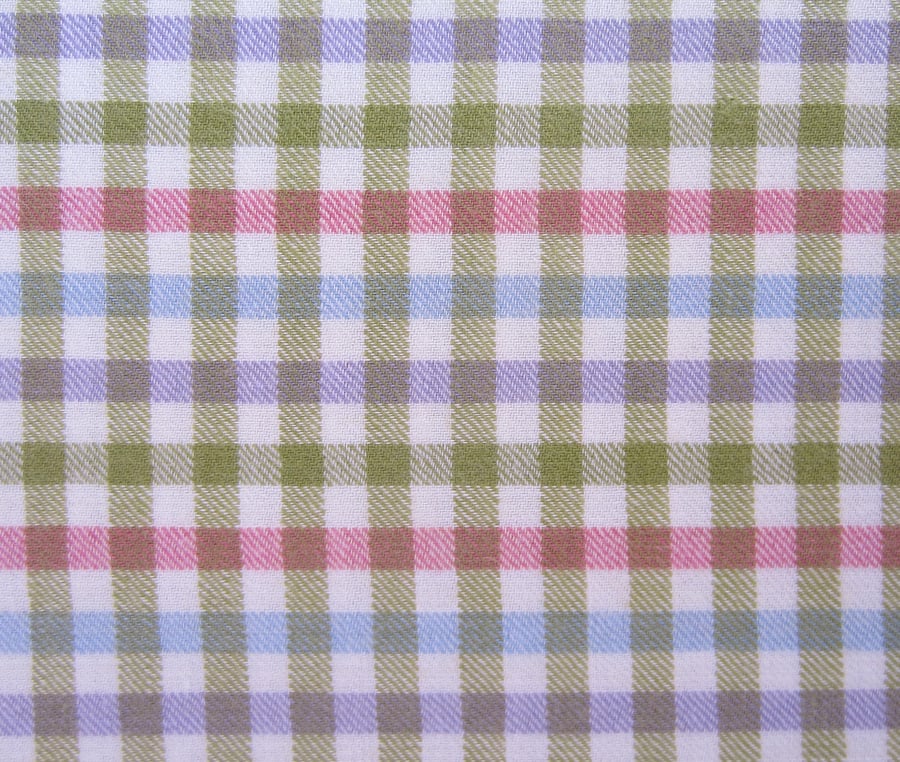 SALE 3.6 metres of Unused Vintage Vyella Check Fabric