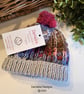 Designer Hand Knitted Soft Baby Beanie Hat with Merino Wool 0-3 months - Image 3