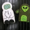 Sci Fi finger puppet set