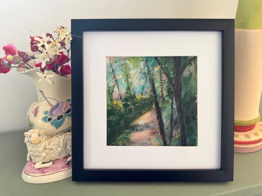 Bloomsbury inspired lane with trees