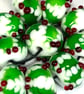 Handmade Christmas lamp work glass beads - Image 8