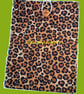 Leopard Print, Book-Tablet Sleeve.