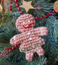 Gingerbread Man & Woman Tree Decoration - Image 6