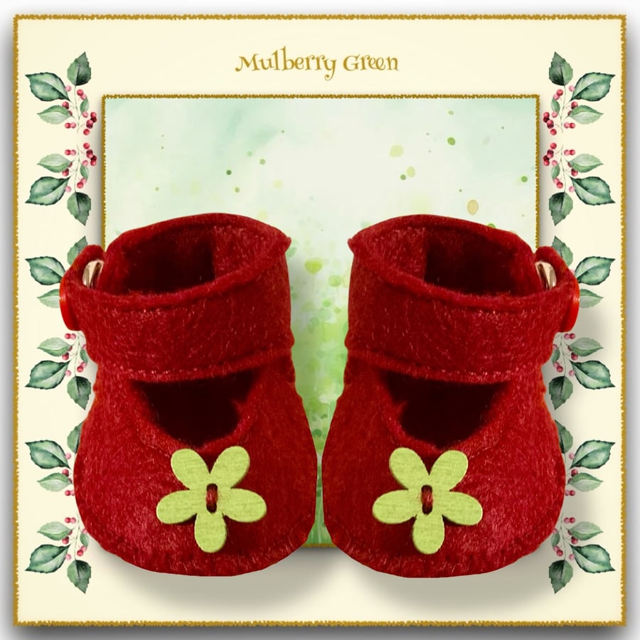 Red Flowered Shoes
