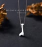 Giraffe Opal Necklace With 925 Sterling Silver Chain