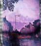 Smithdown at dusk watercolour print - Image 2