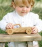 Wooden Toy Car - Retro Racing Car - Traditional Wooden Toddler Toys - Auto Toys - Image 2