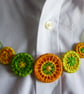 Dorset Button Necklace, Citrus - Image 4