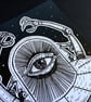 UFEye - A5 Art Print - Alien - UFO - All-Seeing Eye - Image 3