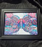 A4 Harmony Original - Unframed Butterfly Abstract Art - Image 2