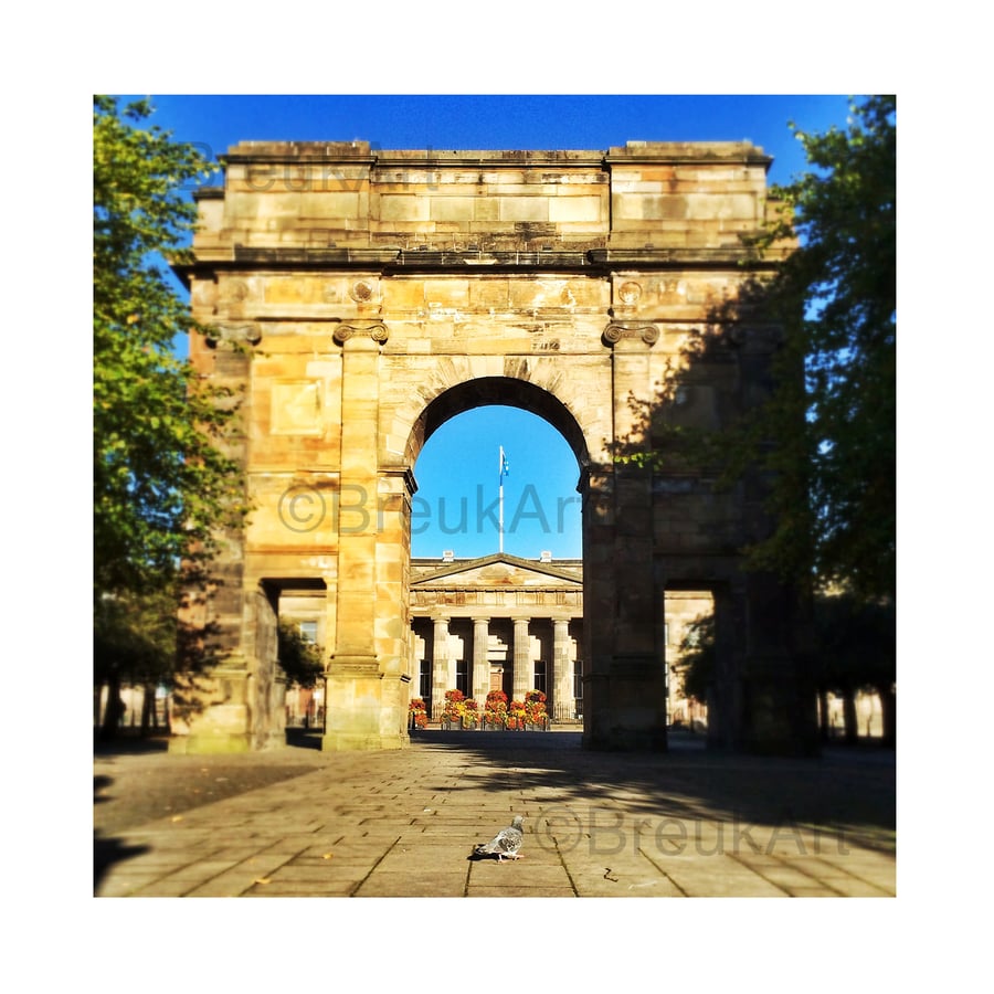 McLennan Arch, Glasgow. Mounted.