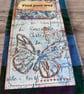 Handmade Butterfly Bookmark - "Find Your Way" Mixed Media Gift for Book Lovers - Image 4