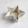 Grey star tealight holder