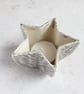 Grey star tealight holder - Image 1