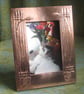 Handmade Copper Photo Frame, Mackintosh Style - Image 2