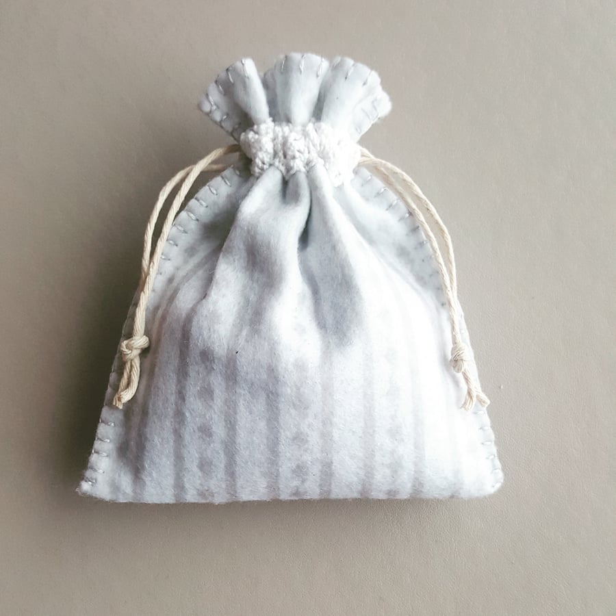 Hand stitched lavender bag