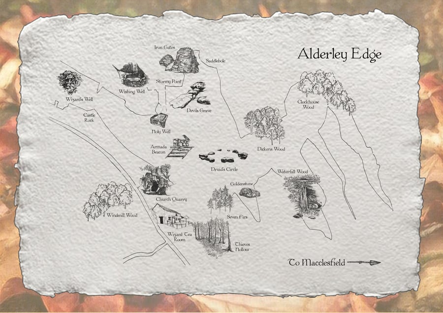 Alderley Edge Map